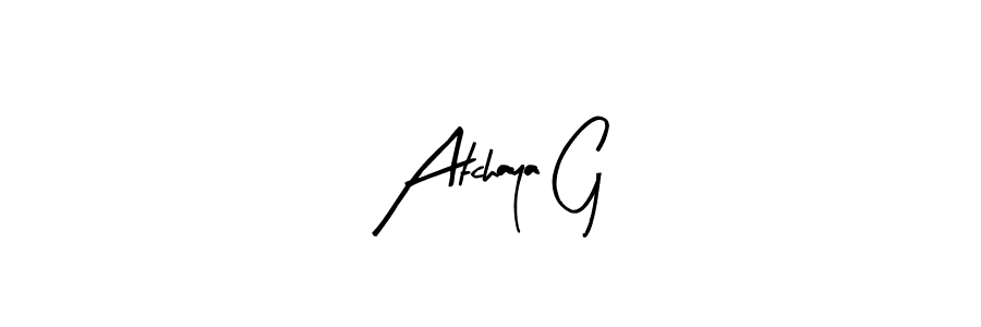 Best and Professional Signature Style for Atchaya G. Arty Signature Best Signature Style Collection. Atchaya G signature style 8 images and pictures png