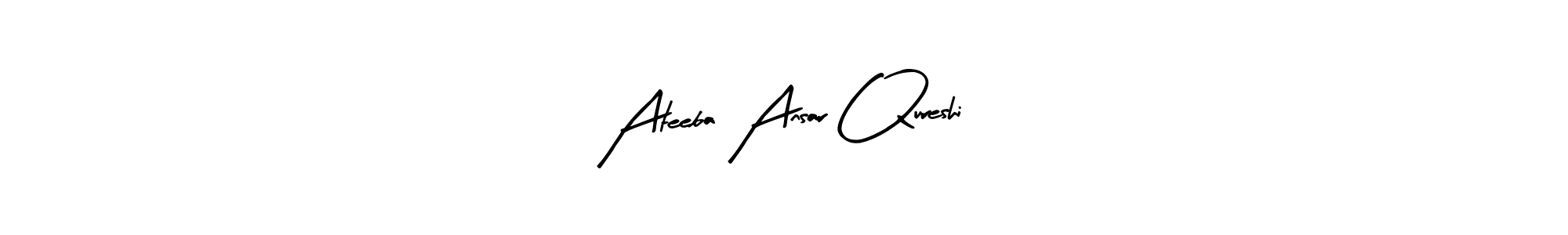 Use a signature maker to create a handwritten signature online. With this signature software, you can design (Arty Signature) your own signature for name Ateeba Ansar Qureshi. Ateeba Ansar Qureshi signature style 8 images and pictures png