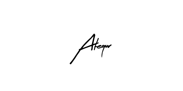 How to Draw Atequr signature style? Arty Signature is a latest design signature styles for name Atequr. Atequr signature style 8 images and pictures png