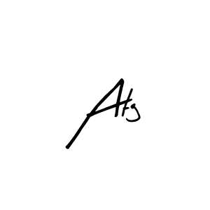 You should practise on your own different ways (Arty Signature) to write your name (Atg) in signature. don't let someone else do it for you. Atg signature style 8 images and pictures png