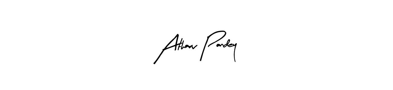 Use a signature maker to create a handwritten signature online. With this signature software, you can design (Arty Signature) your own signature for name Atharv Pandey. Atharv Pandey signature style 8 images and pictures png