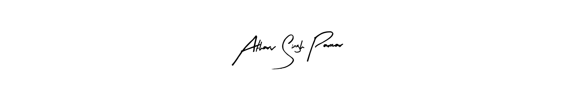 Create a beautiful signature design for name Atharv Singh Parmar. With this signature (Arty Signature) fonts, you can make a handwritten signature for free. Atharv Singh Parmar signature style 8 images and pictures png