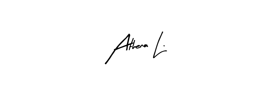 Make a beautiful signature design for name Athena L.. Use this online signature maker to create a handwritten signature for free. Athena L. signature style 8 images and pictures png
