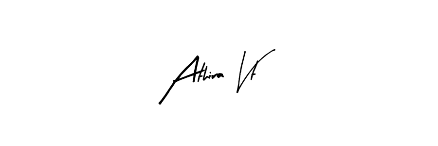 Arty Signature is a professional signature style that is perfect for those who want to add a touch of class to their signature. It is also a great choice for those who want to make their signature more unique. Get Athira Vt name to fancy signature for free. Athira Vt signature style 8 images and pictures png
