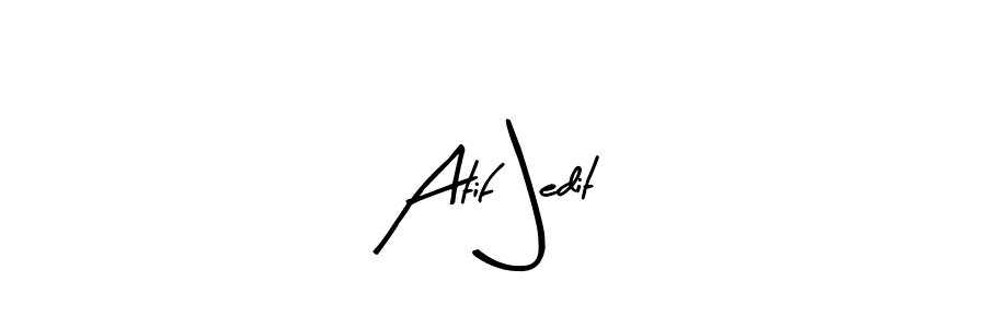 Similarly Arty Signature is the best handwritten signature design. Signature creator online .You can use it as an online autograph creator for name Atif@edit. Atif@edit signature style 8 images and pictures png