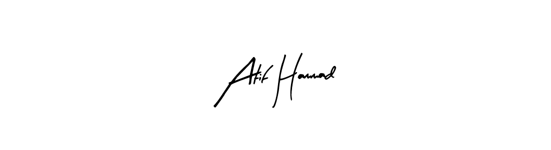 Atif Hammad stylish signature style. Best Handwritten Sign (Arty Signature) for my name. Handwritten Signature Collection Ideas for my name Atif Hammad. Atif Hammad signature style 8 images and pictures png