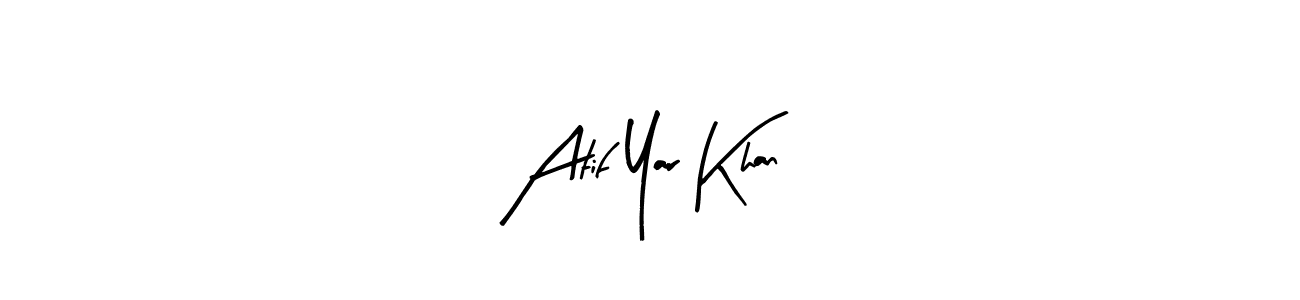 This is the best signature style for the Atif Yar Khan name. Also you like these signature font (Arty Signature). Mix name signature. Atif Yar Khan signature style 8 images and pictures png