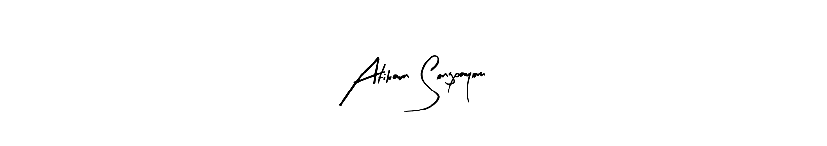 How to make Atikarn Songpayom signature? Arty Signature is a professional autograph style. Create handwritten signature for Atikarn Songpayom name. Atikarn Songpayom signature style 8 images and pictures png