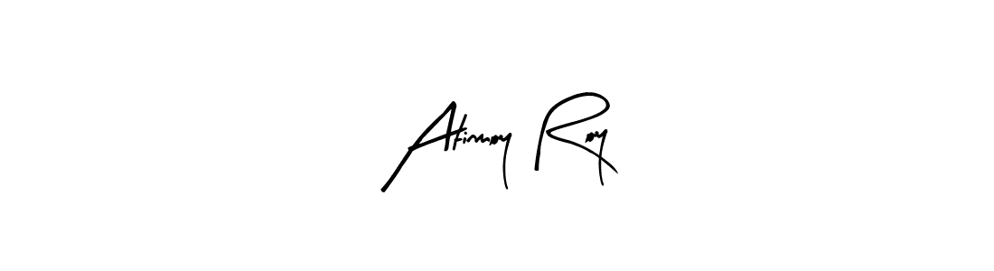 This is the best signature style for the Atinmoy Roy name. Also you like these signature font (Arty Signature). Mix name signature. Atinmoy Roy signature style 8 images and pictures png