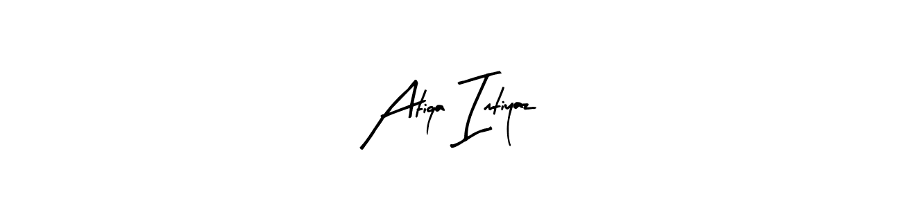You can use this online signature creator to create a handwritten signature for the name Atiqa Imtiyaz. This is the best online autograph maker. Atiqa Imtiyaz signature style 8 images and pictures png