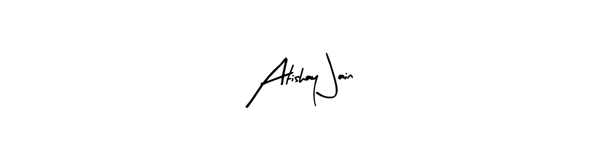 if you are searching for the best signature style for your name Atishay Jain. so please give up your signature search. here we have designed multiple signature styles  using Arty Signature. Atishay Jain signature style 8 images and pictures png