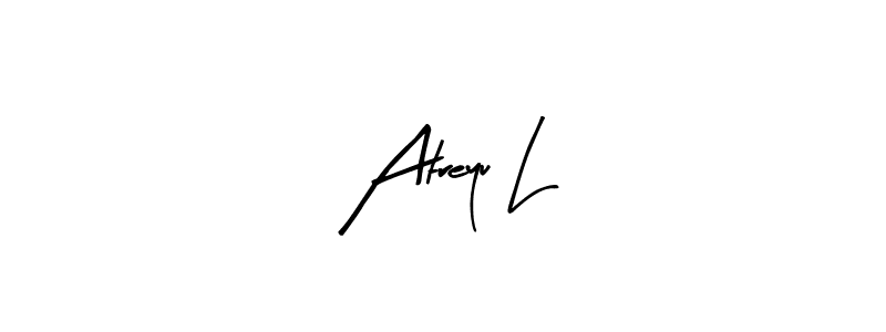 You should practise on your own different ways (Arty Signature) to write your name (Atreyu L) in signature. don't let someone else do it for you. Atreyu L signature style 8 images and pictures png
