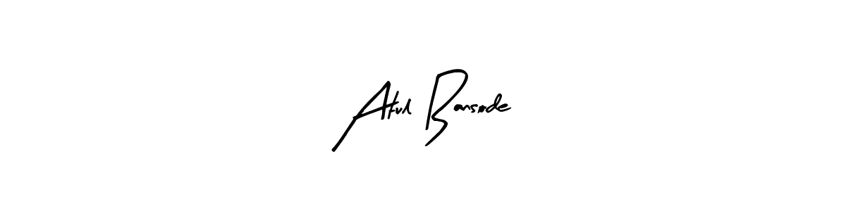 Make a beautiful signature design for name Atul Bansode. Use this online signature maker to create a handwritten signature for free. Atul Bansode signature style 8 images and pictures png
