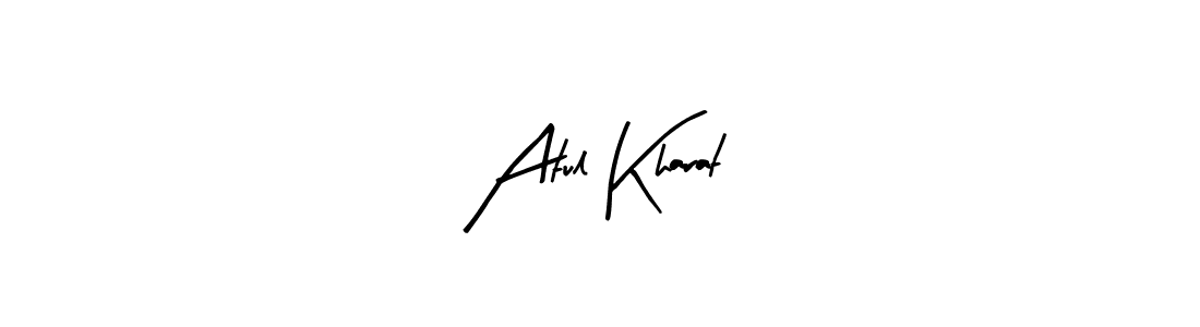 if you are searching for the best signature style for your name Atul Kharat. so please give up your signature search. here we have designed multiple signature styles  using Arty Signature. Atul Kharat signature style 8 images and pictures png