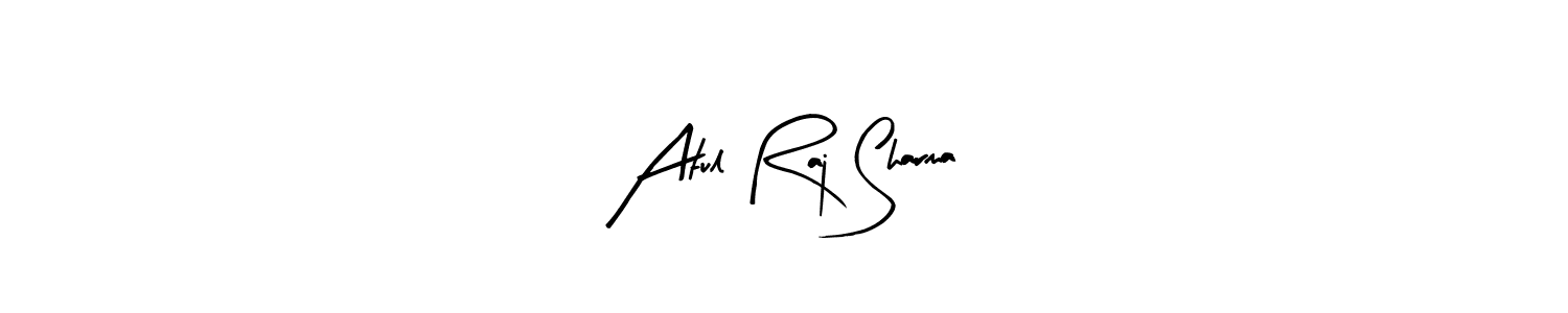 This is the best signature style for the Atul Raj Sharma name. Also you like these signature font (Arty Signature). Mix name signature. Atul Raj Sharma signature style 8 images and pictures png