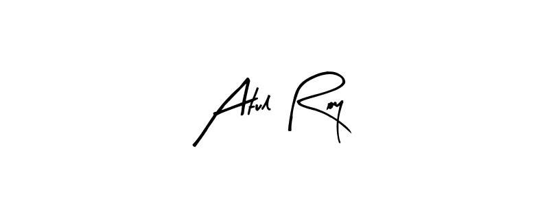 Design your own signature with our free online signature maker. With this signature software, you can create a handwritten (Arty Signature) signature for name Atul Roy. Atul Roy signature style 8 images and pictures png