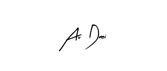 Use a signature maker to create a handwritten signature online. With this signature software, you can design (Arty Signature) your own signature for name Au Drei. Au Drei signature style 8 images and pictures png