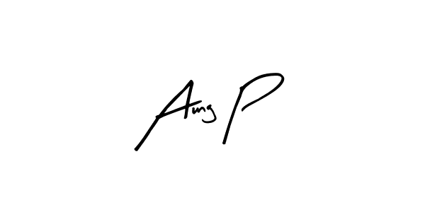 You can use this online signature creator to create a handwritten signature for the name Aung P. This is the best online autograph maker. Aung P signature style 8 images and pictures png