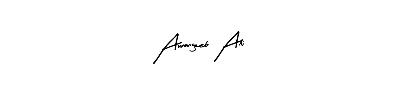 How to make Aurangzeb Ali name signature. Use Arty Signature style for creating short signs online. This is the latest handwritten sign. Aurangzeb Ali signature style 8 images and pictures png