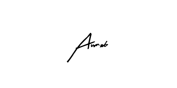 Aurnob stylish signature style. Best Handwritten Sign (Arty Signature) for my name. Handwritten Signature Collection Ideas for my name Aurnob. Aurnob signature style 8 images and pictures png