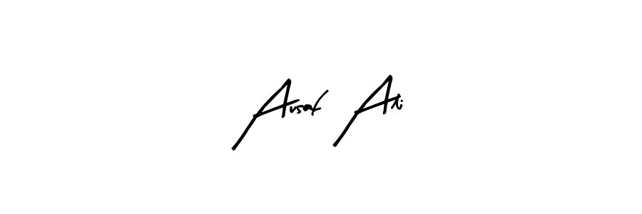 This is the best signature style for the Ausaf Ali name. Also you like these signature font (Arty Signature). Mix name signature. Ausaf Ali signature style 8 images and pictures png