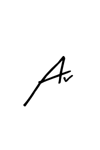 Make a beautiful signature design for name Av. With this signature (Arty Signature) style, you can create a handwritten signature for free. Av signature style 8 images and pictures png