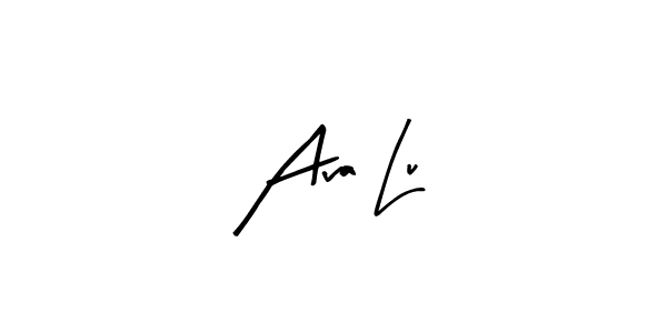 Use a signature maker to create a handwritten signature online. With this signature software, you can design (Arty Signature) your own signature for name Ava Lu. Ava Lu signature style 8 images and pictures png