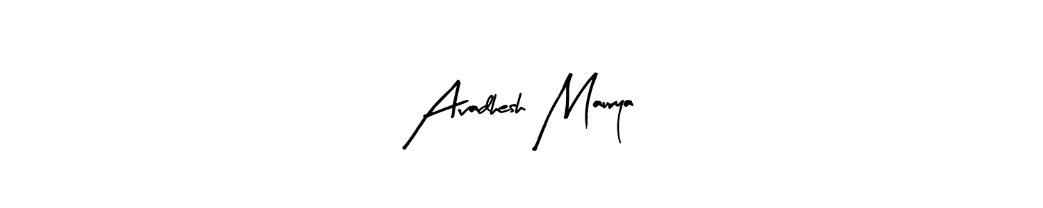 How to make Avadhesh Maurya signature? Arty Signature is a professional autograph style. Create handwritten signature for Avadhesh Maurya name. Avadhesh Maurya signature style 8 images and pictures png