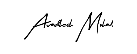 An effortless, minimalist signature concept for Avadhesh Muhal using Arty Signature design. Clean lines that look great on any document. Avadhesh Muhal signature style 8 images and pictures png