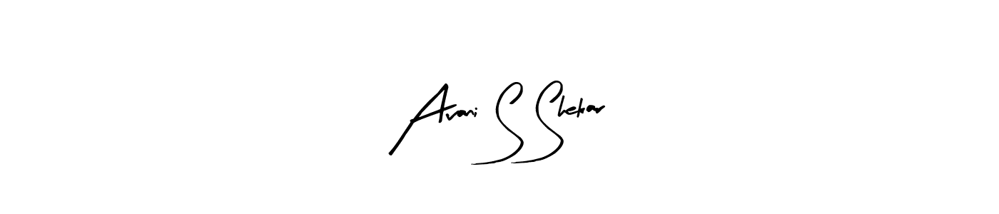 Similarly Arty Signature is the best handwritten signature design. Signature creator online .You can use it as an online autograph creator for name Avani S Shekar. Avani S Shekar signature style 8 images and pictures png