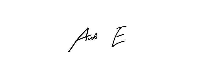 Design your own signature with our free online signature maker. With this signature software, you can create a handwritten (Arty Signature) signature for name Avdić E. Avdić E signature style 8 images and pictures png