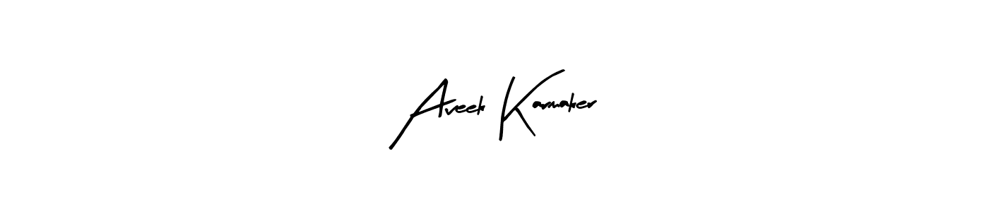 Also You can easily find your signature by using the search form. We will create Aveek Karmaker name handwritten signature images for you free of cost using Arty Signature sign style. Aveek Karmaker signature style 8 images and pictures png