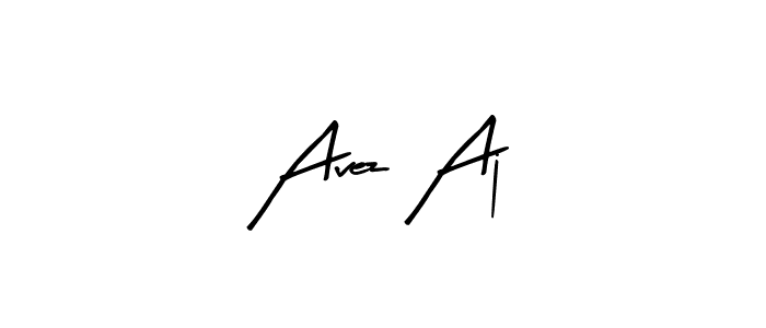 if you are searching for the best signature style for your name Avez Aj. so please give up your signature search. here we have designed multiple signature styles  using Arty Signature. Avez Aj signature style 8 images and pictures png