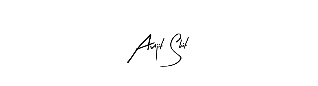 How to make Avijit Shit name signature. Use Arty Signature style for creating short signs online. This is the latest handwritten sign. Avijit Shit signature style 8 images and pictures png