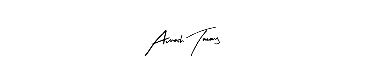 Also we have Avinash Tamang name is the best signature style. Create professional handwritten signature collection using Arty Signature autograph style. Avinash Tamang signature style 8 images and pictures png