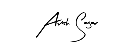 Make a beautiful signature design for name Avish Sagar. With this signature (Arty Signature) style, you can create a handwritten signature for free. Avish Sagar signature style 8 images and pictures png