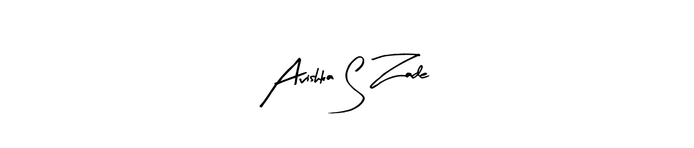 if you are searching for the best signature style for your name Avishka S Zade. so please give up your signature search. here we have designed multiple signature styles  using Arty Signature. Avishka S Zade signature style 8 images and pictures png