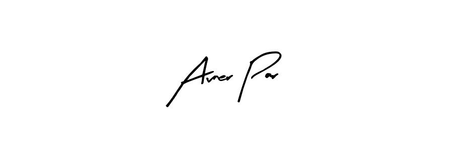 Design your own signature with our free online signature maker. With this signature software, you can create a handwritten (Arty Signature) signature for name Avner Par. Avner Par signature style 8 images and pictures png