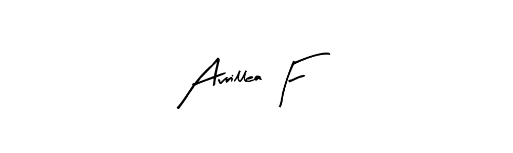 Once you've used our free online signature maker to create your best signature Arty Signature style, it's time to enjoy all of the benefits that Avrillea F name signing documents. Avrillea F signature style 8 images and pictures png