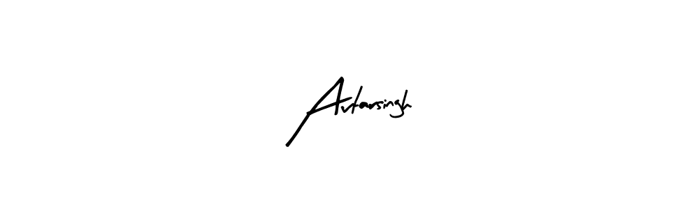 Make a beautiful signature design for name Avtarsingh. With this signature (Arty Signature) style, you can create a handwritten signature for free. Avtarsingh signature style 8 images and pictures png