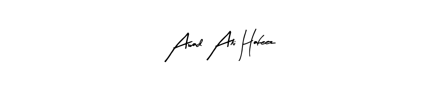 This is the best signature style for the Awad Ali Hafeez name. Also you like these signature font (Arty Signature). Mix name signature. Awad Ali Hafeez signature style 8 images and pictures png