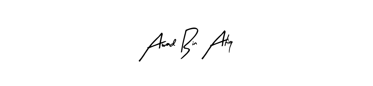 See photos of Awad Bin Atiq official signature by Spectra . Check more albums & portfolios. Read reviews & check more about Arty Signature font. Awad Bin Atiq signature style 8 images and pictures png