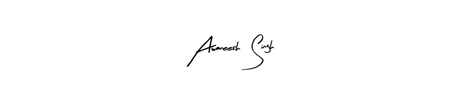 It looks lik you need a new signature style for name Awaneesh  Singh. Design unique handwritten (Arty Signature) signature with our free signature maker in just a few clicks. Awaneesh  Singh signature style 8 images and pictures png