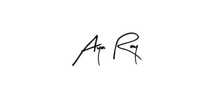 How to make Aya Ray name signature. Use Arty Signature style for creating short signs online. This is the latest handwritten sign. Aya Ray signature style 8 images and pictures png