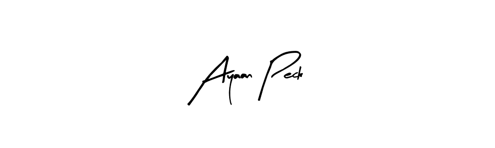 Also You can easily find your signature by using the search form. We will create Ayaan Peck name handwritten signature images for you free of cost using Arty Signature sign style. Ayaan Peck signature style 8 images and pictures png