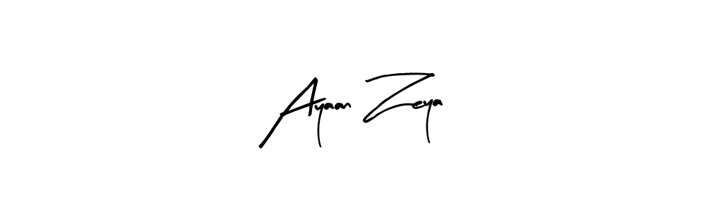 Create a beautiful signature design for name Ayaan Zeya. With this signature (Arty Signature) fonts, you can make a handwritten signature for free. Ayaan Zeya signature style 8 images and pictures png