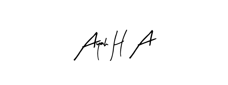 Once you've used our free online signature maker to create your best signature Arty Signature style, it's time to enjoy all of the benefits that Ayah H A name signing documents. Ayah H A signature style 8 images and pictures png