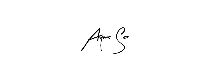 It looks lik you need a new signature style for name Ayans Sen. Design unique handwritten (Arty Signature) signature with our free signature maker in just a few clicks. Ayans Sen signature style 8 images and pictures png