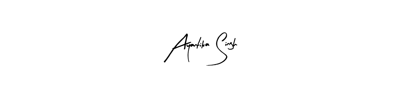 Use a signature maker to create a handwritten signature online. With this signature software, you can design (Arty Signature) your own signature for name Ayantika Singh. Ayantika Singh signature style 8 images and pictures png