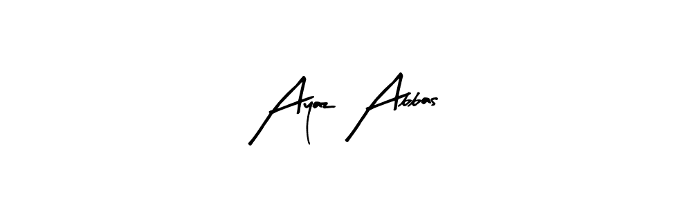 See photos of Ayaz Abbas official signature by Spectra . Check more albums & portfolios. Read reviews & check more about Arty Signature font. Ayaz Abbas signature style 8 images and pictures png